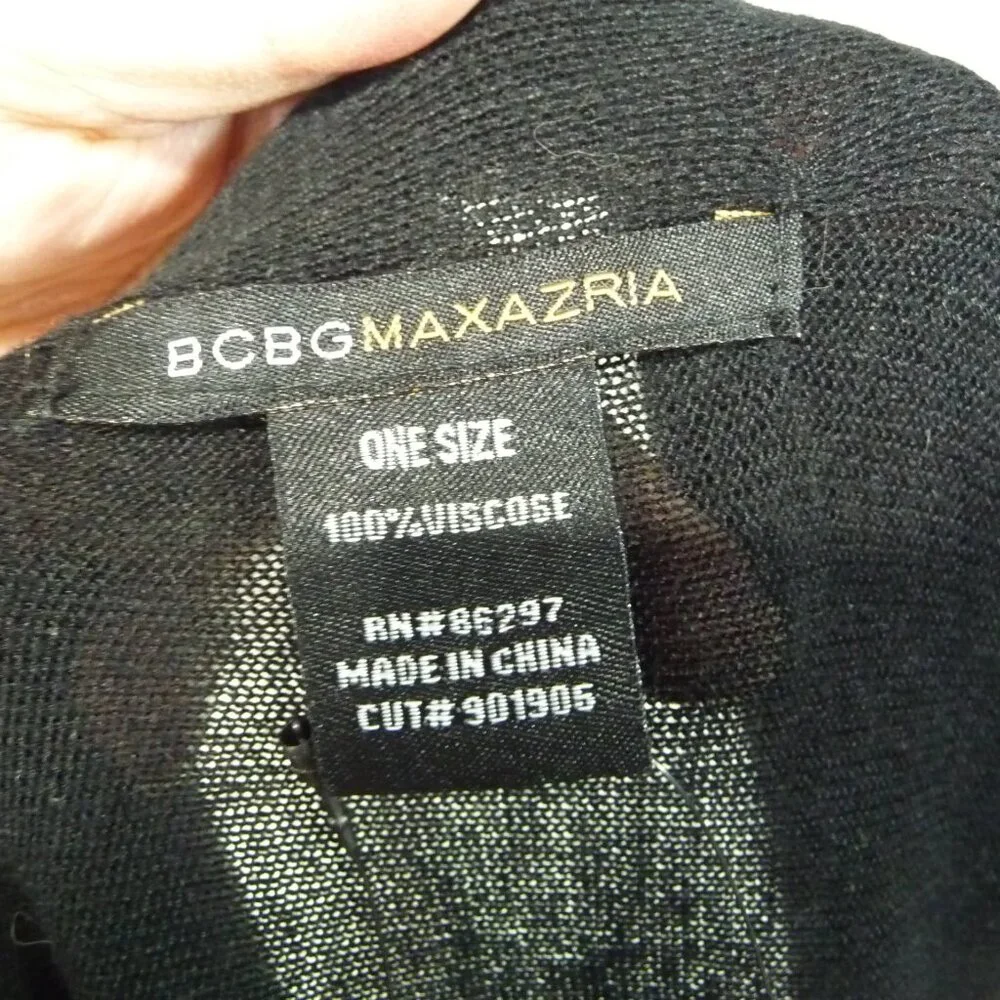 NWT BCBG MAX AZRIA OPEN FRONT VEST